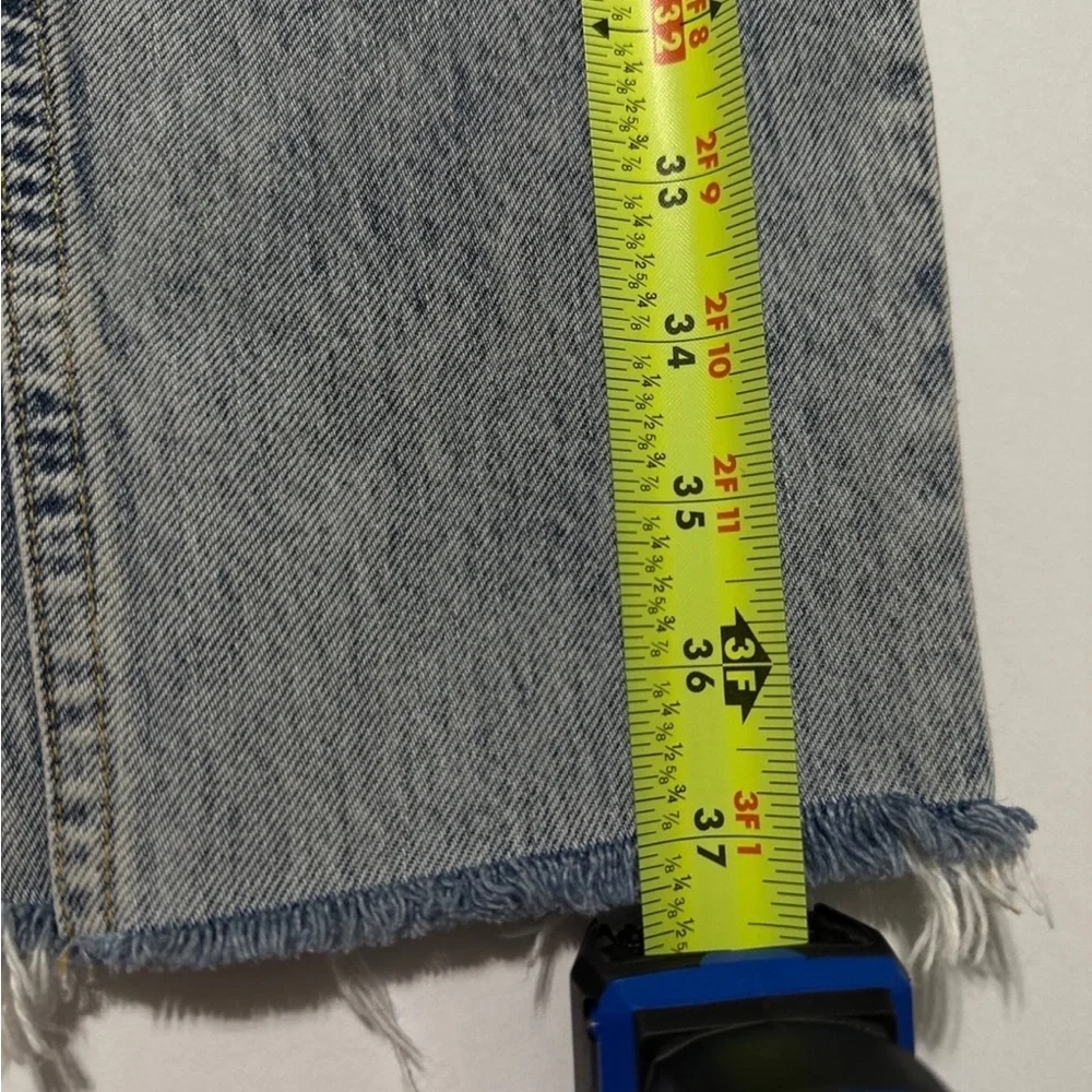 Rag & Bone Jeans Madison High Rise Sz 26 Distress W/ Hole